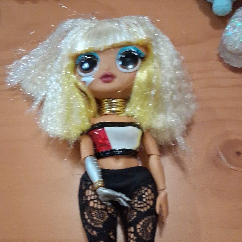 L.O.L. Surprise! Doll with Blonde Hair and Black Outfit